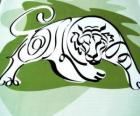Тигр, знаком тигра, год Тигра. Третьим из двенадцати животных китайского зодиака